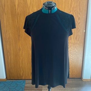 Elegant Black Lace Women's Top